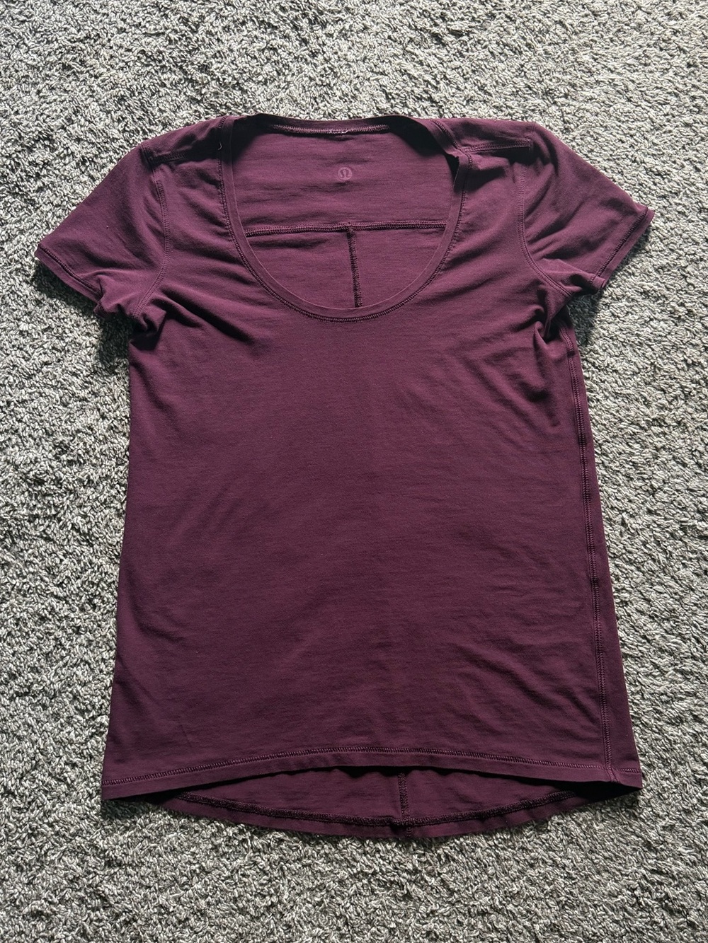 Lululemon Women’s Scoop Neck Short Sleeve Top - Plum